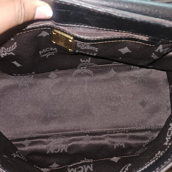 MCM 2 Way Leather Satchel - Picture 2 of 8